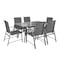 Cosco Outdoor Living Paloma Steel Patio Dining Chairs, Charcoal 6PK 88645CHCE - alternate 9